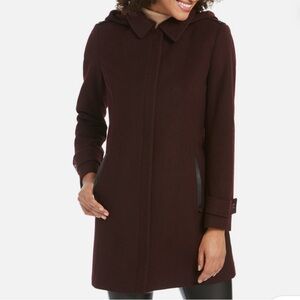 Michael Kors - Women's Burgundy Coat - Size S